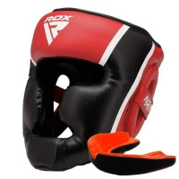 Боксерський шолом RDX Aura Plus T-17 Red/Black M (HGR-T17RB-M+)