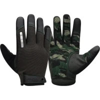 Gloves for fitness RDX T2 Touch Screen Friendly Full Fingerf Army Green M (WGA-T2FA-M)