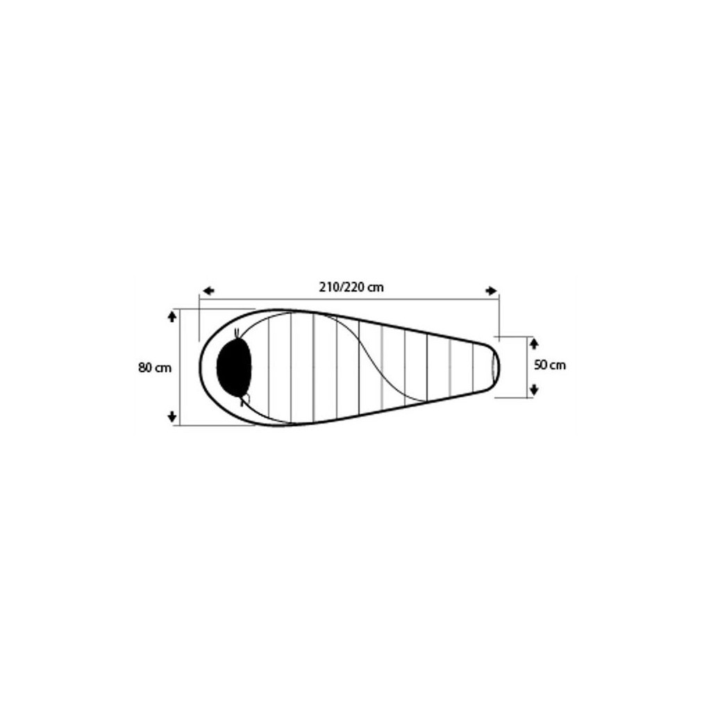 Спальний мішок Trimm Balance kiwi green/dark grey 195 R (001.009.0148)