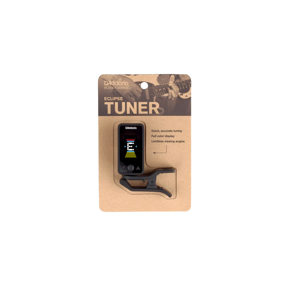 Тюнер для музичних інструментів D'Addario Eclipse Tuner Black (PW-CT-17BK)