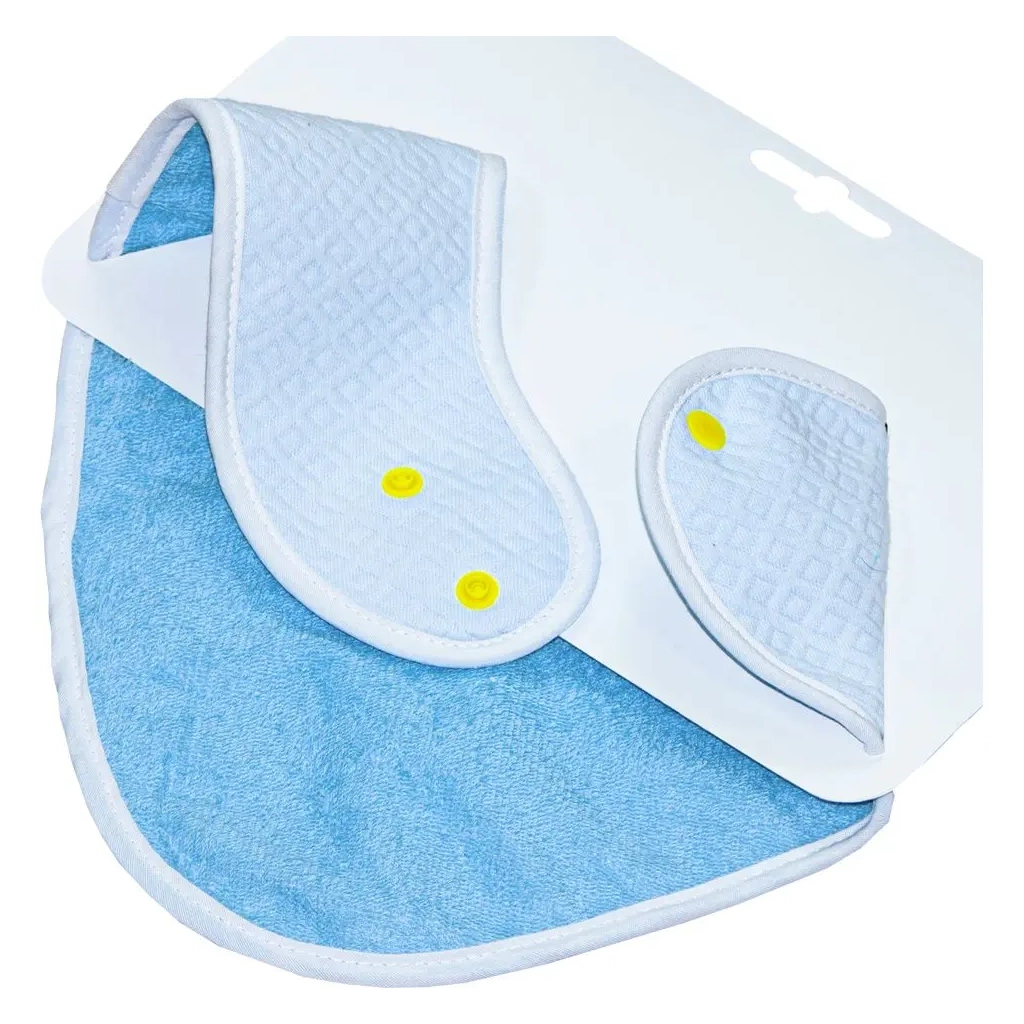 Слинявчик Еко Пупс Jersey Abso бандана 25x20 (блакитний) (WBBJA016)