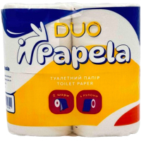 Toilet paper Papela Duo 2 layers 120 tears 4 rolls (4820270940341)