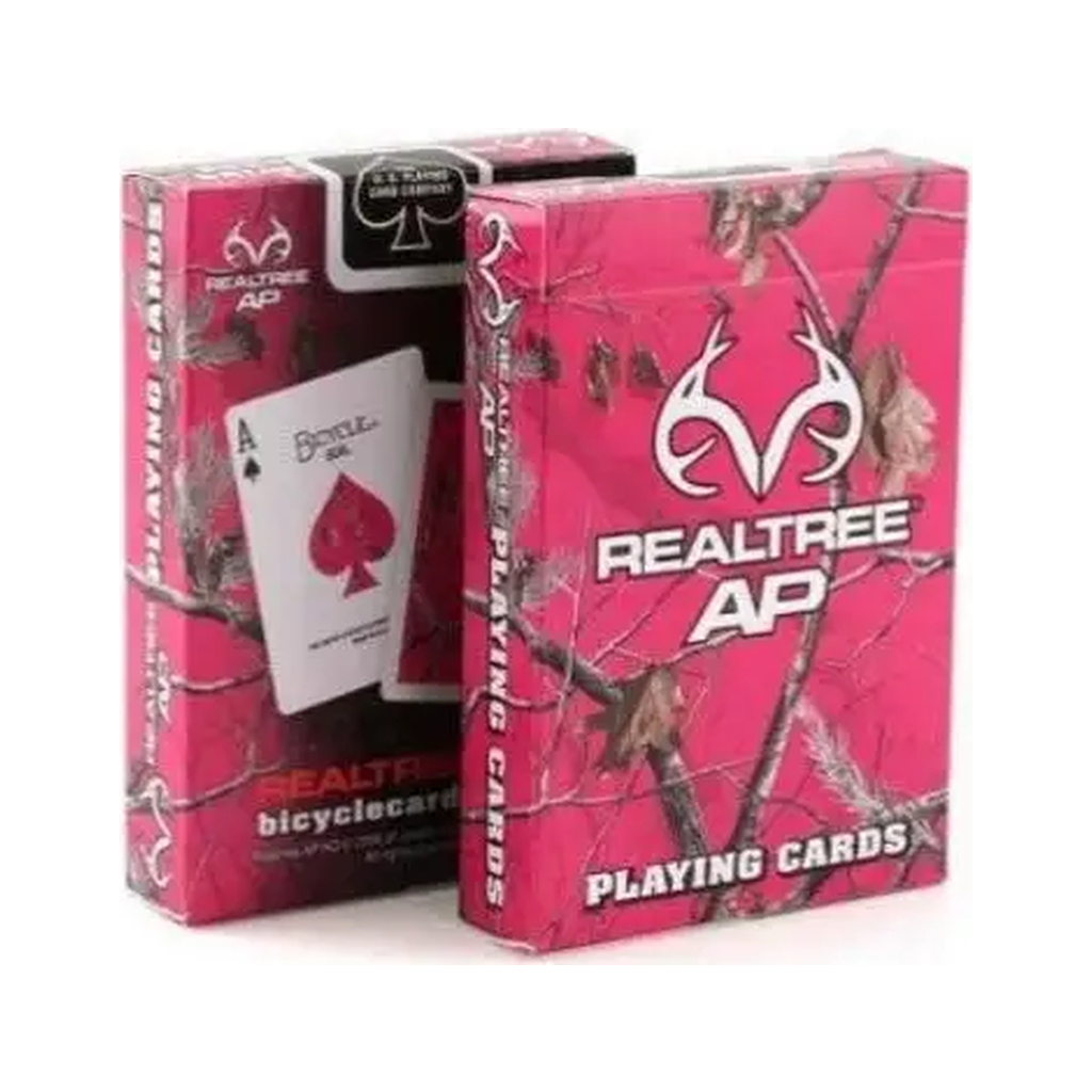 Гральні карти Bicycle REALTREE AP (pink) (02125)
