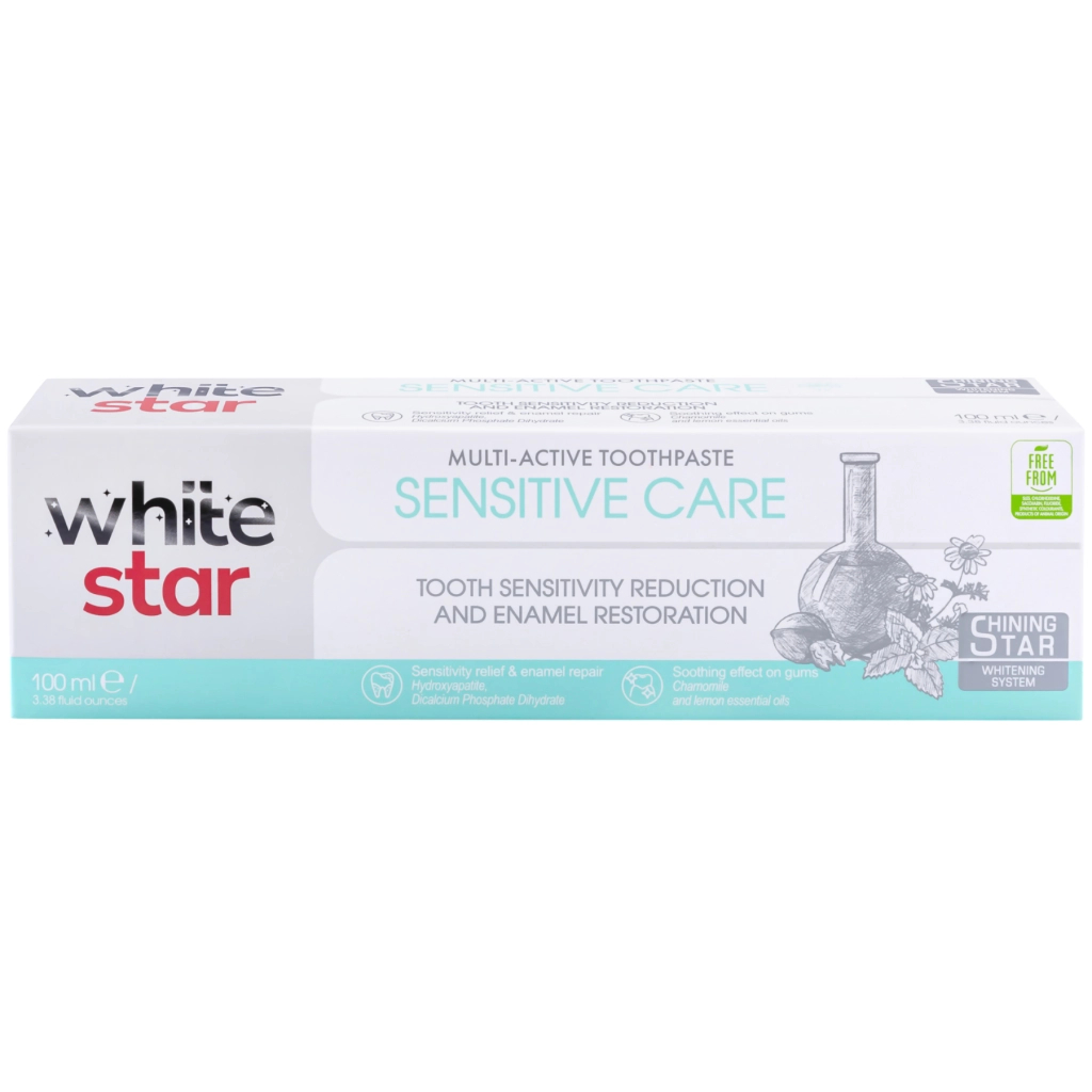 Зубна паста White Star Sensitive Care 100 мл (3800237400287)