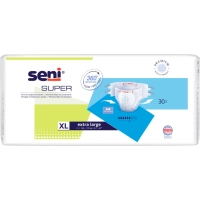 Diapers for adults Seni Super Extra Large 120-170 cm 30 pcs (5900516803780)