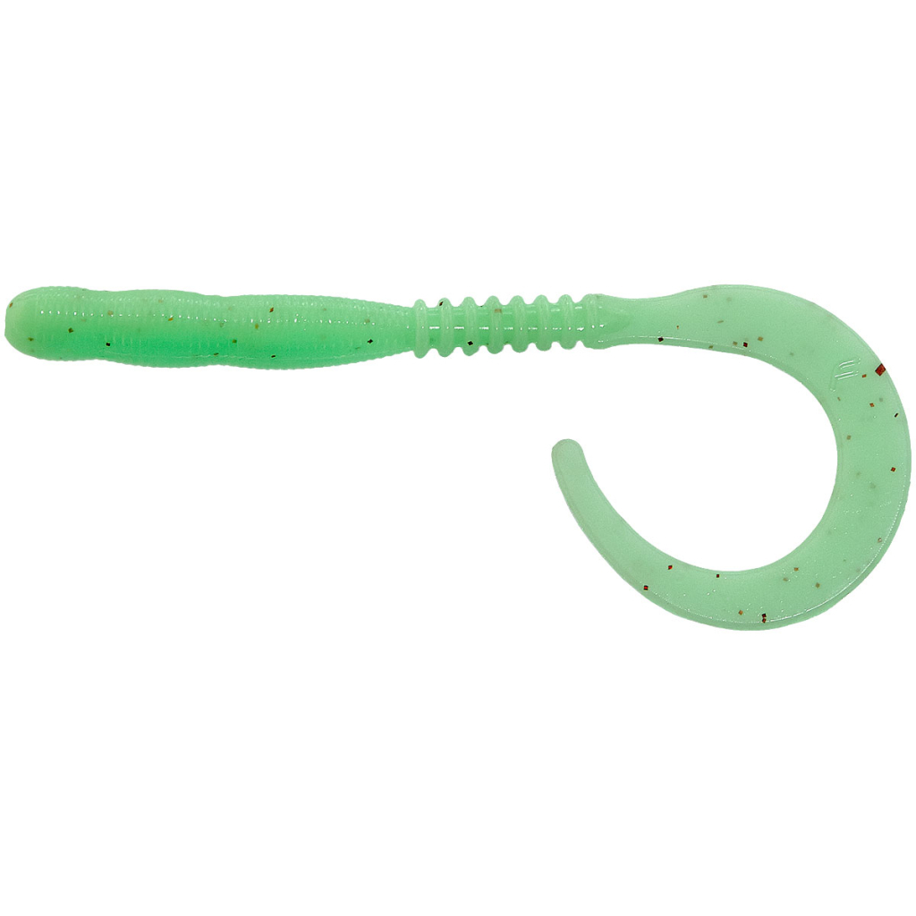 Силікон рибальський Reins Curly Curly 4" 146 Hot Cucumber (15 шт/уп.) (1552.08.02)