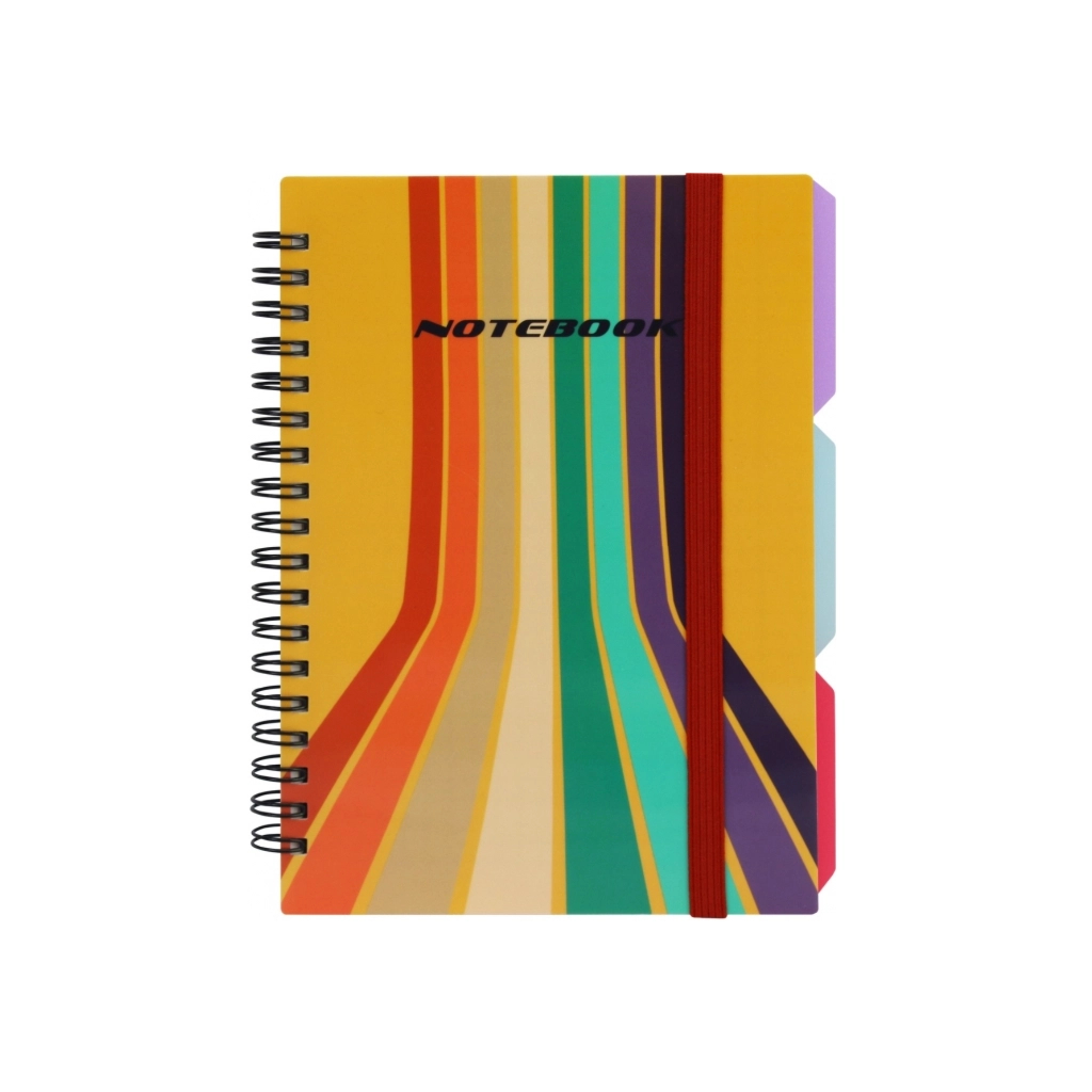 Блокнот Optima Desing 42, B6 з розділювачами 100 аркушів, клітинка (O20358-42) Блокнот Optima Desing 42, B6 з розділювачами 100 аркушів, клітинка (O20358-42)