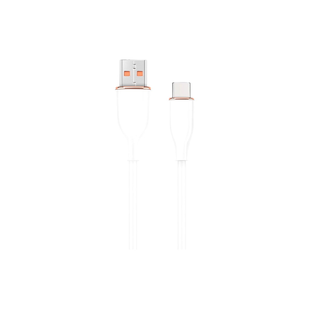 Дата кабель USB 2.0 AM to USB-C 1.5m 2.1A Cablexpert (CC-USB2S-AMCM-1.5M-W)