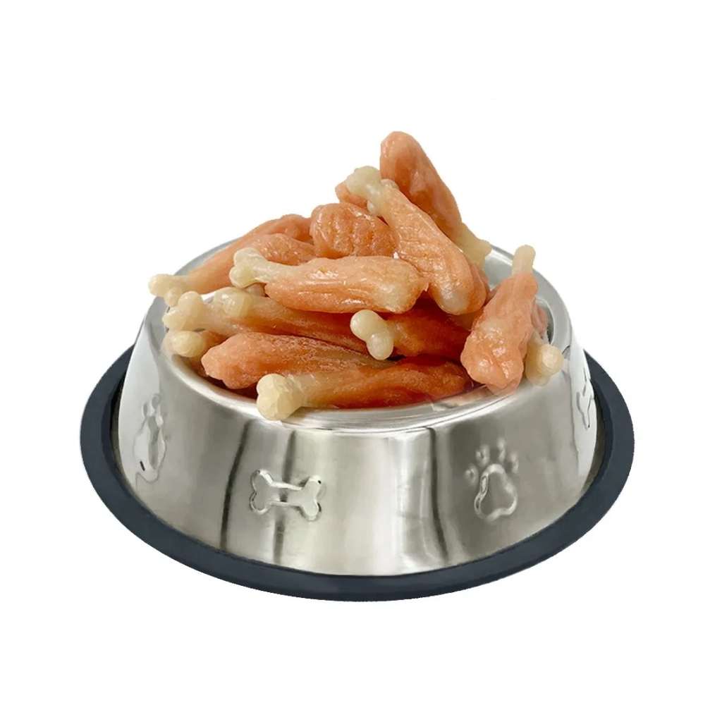 Ласощі для собак Lucky Star М'яка куряча гомілка з кальцієвою кісткою 7 см 500 г (4820144201202)