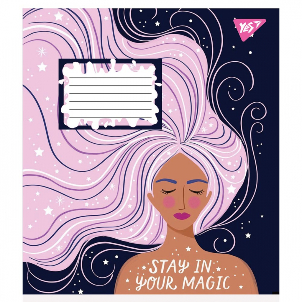 Зошит Yes Magic girl 36 аркушів клітинка (766683) Зошит Yes Magic girl 36 аркушів клітинка (766683)