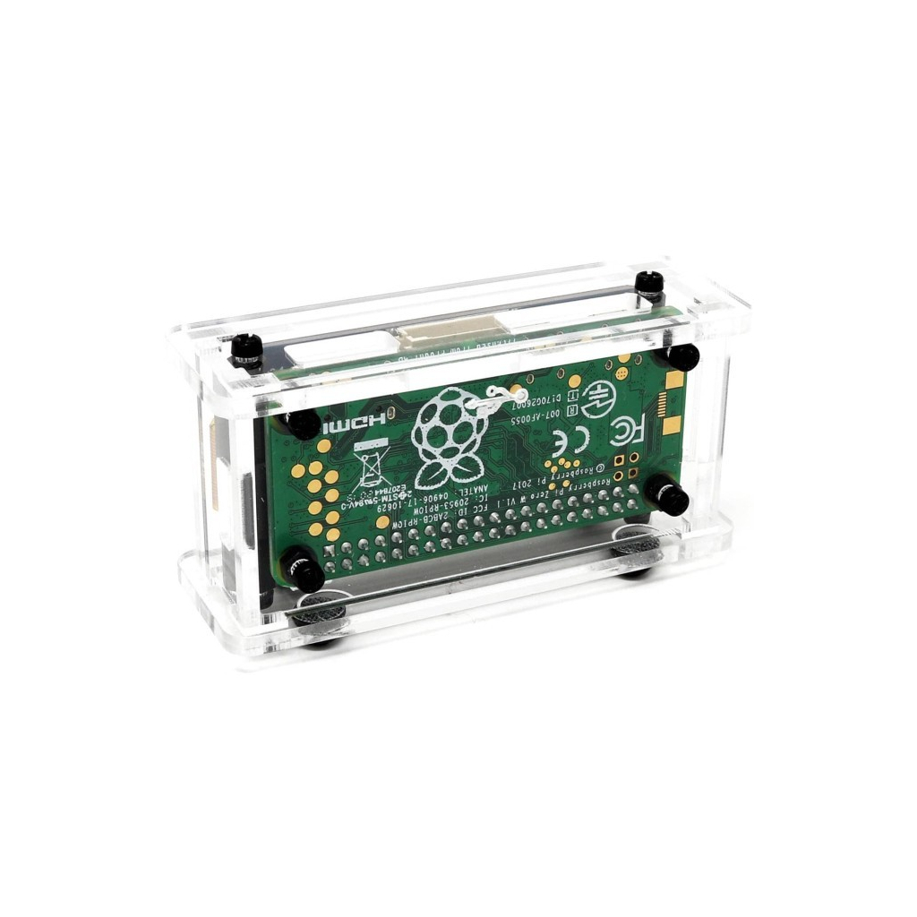 Корпус до промислового ПК Pi HUT for Raspberry Pi Zero for display Waveshare 2.13" E-Ink (TPH-052-CLR)