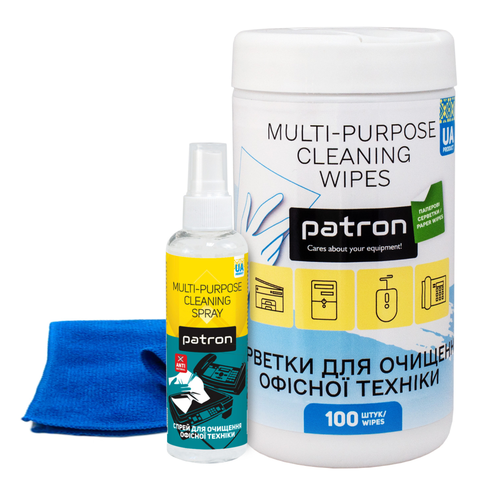 Універсальний чистячий набір Patron Spray for technique 100ml F3-009 +wipesF3-060 +microfi (CS-PN-BUNDL-16) Універсальний чистячий набір Patron Spray for technique 100ml F3-009 +wipesF3-060 +microfi (CS-PN-BUNDL-16)