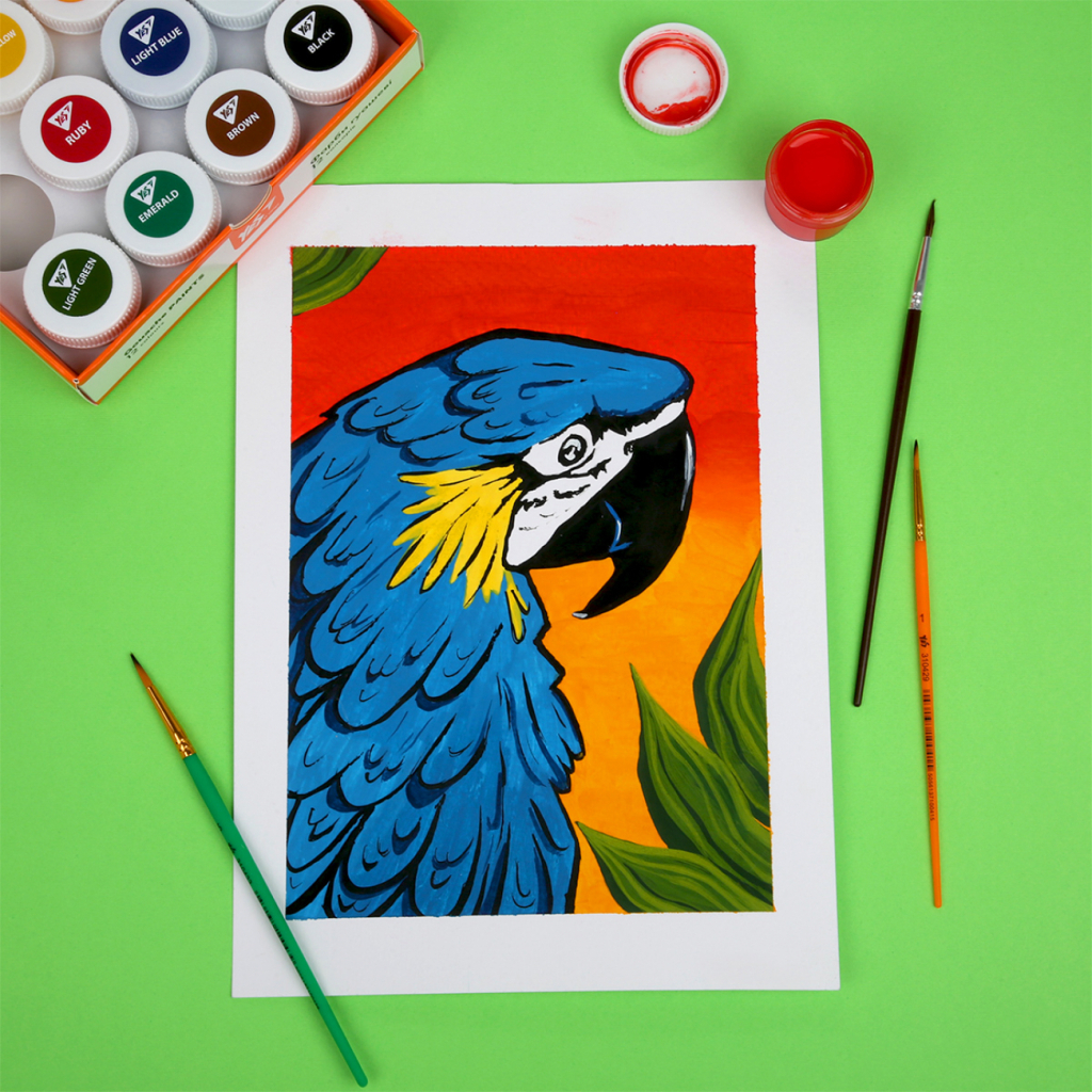 Гуашеві фарби Yes Orange Line 12 кольорів по 20 мл (230432)