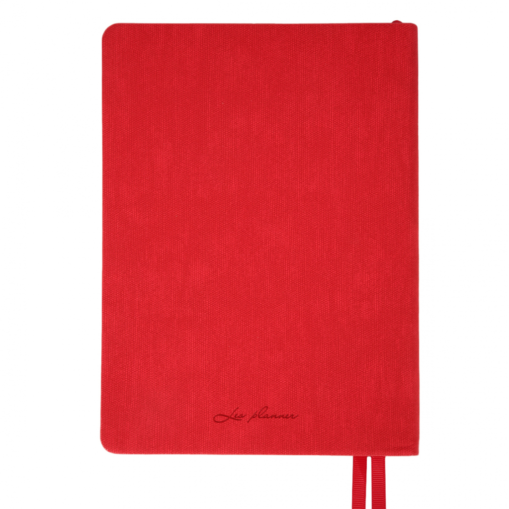 Тижневик Leo planner А5 датований 2026 "Boss", м'який, червоний, 368 сторінок (252636) Тижневик Leo planner А5 датований 2026 "Boss", м'який, червоний, 368 сторінок (252636)