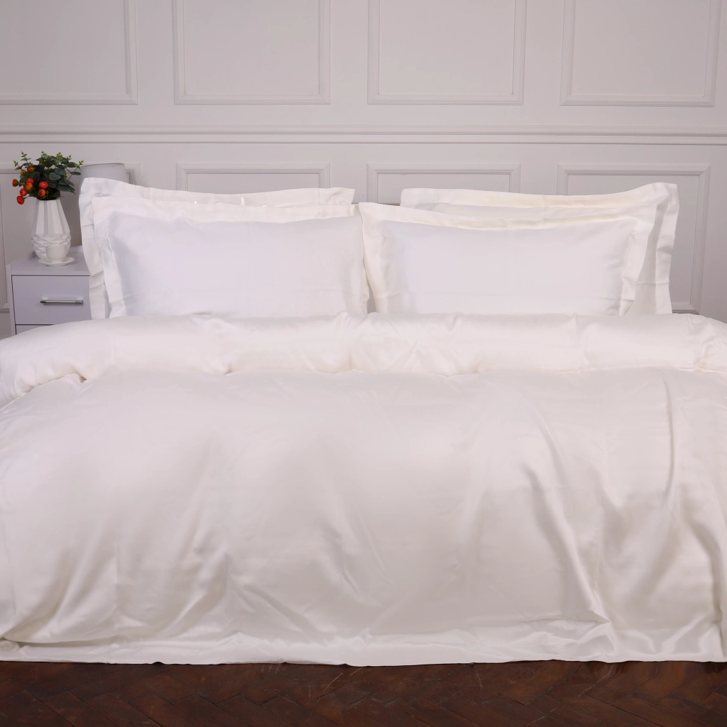 Постільна білизна MirSon Tencel №01 White 200 x 220 Євро (2200009368448)