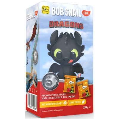Цукерка Bob Snail Eat&Play колекція Dragons 20 г (4820219349280)
