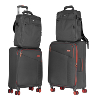 Набір валіз 2E Trek (M+S), сірі (2E-SPE-TREK-SET4-GR)