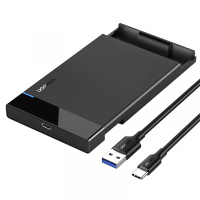 Кишеня зовнішня Ugreen USB 3.1 to 2.5" HDD/SSD US221 black (50743)