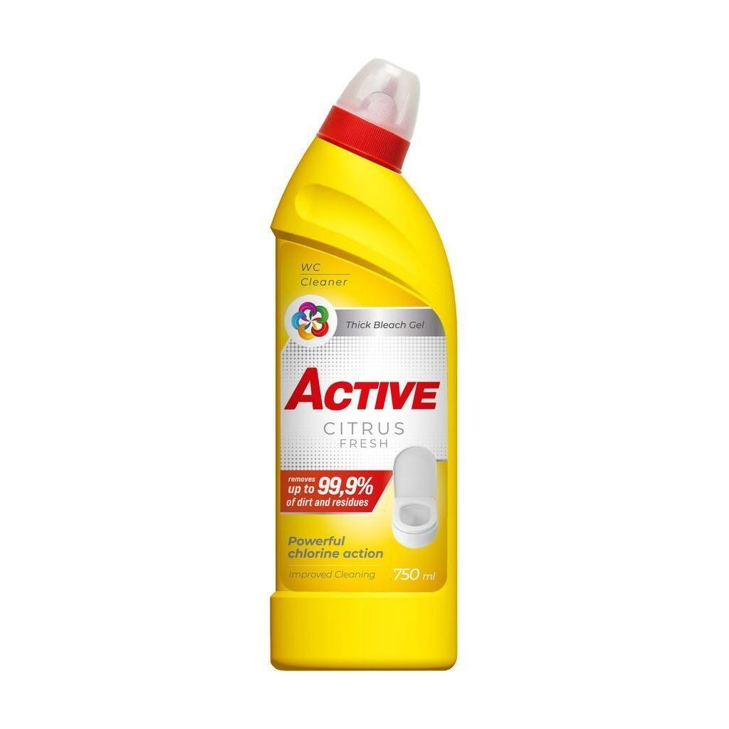 Засіб для чищення унітазу Active PR Citrus Fresh З хлором 750 мл (4820196012757)