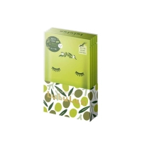 Lululun Face Mask Shodoshima Olive Nourishing With olive leaf extract 1 pc x 5 pack (4582305065282)