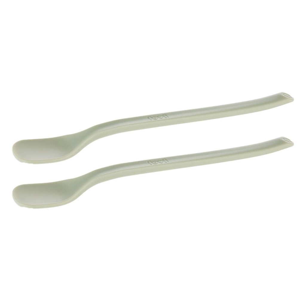 Набір дитячого посуду Lovi Pistachio перші ложечки для годування 2 шт (35/584_gre)