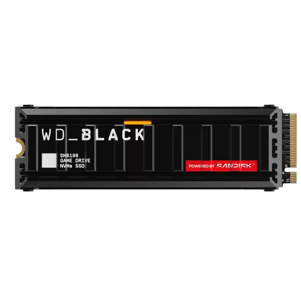 Накопичувач SSD M.2 2280 2TB SN8100 With Heatsink WD (WDS200T1XHM-00CMT0)
