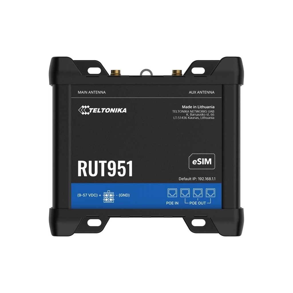Маршрутизатор Teltonika RUT951 POE+ (RUT951B10J00)