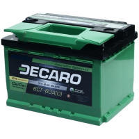 Car battery DECARO 60Ah-12v PROFI R, EN600 (6СТ-60 AZ (0) PRO)