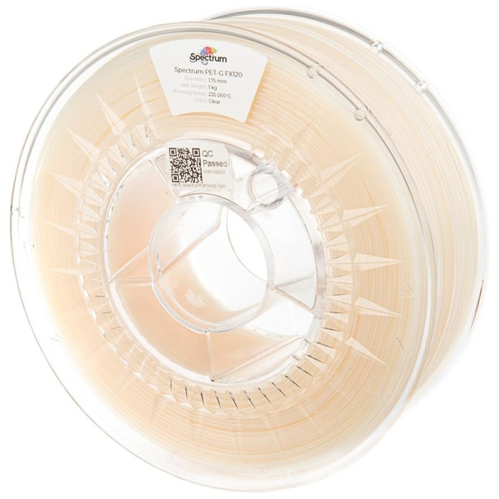 Пластик для 3D-принтера Spectrum PET-G FX120 1.75mm 1kg Natural (80415)