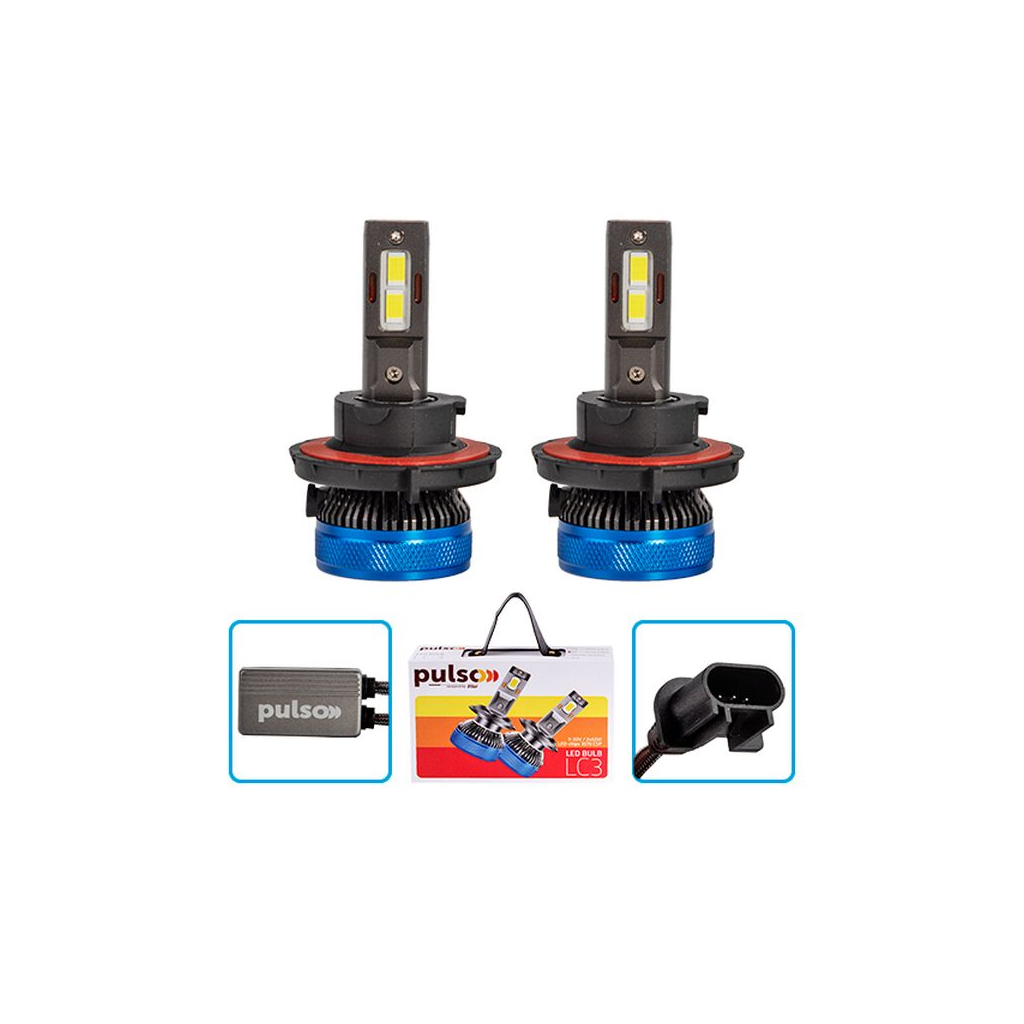 Автолампа PULSO LED-chips 3570 CSP/9-30V/2*65W/13000Lm/6000k (LC3-H13)