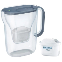 Фільтр-глечик Brita Style Essential MXPro 2.4л з картриджем сіро-блакитний (1058042)