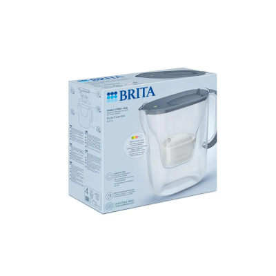 Фільтр-глечик Brita Style Essential MXPro 2.4л з картриджем сіро-блакитний (1058042)