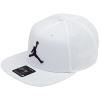 Nike Air Jordan Pro Jumpman Snapback Cap AR2118-101 White, Black Uni MISC (888407200434)