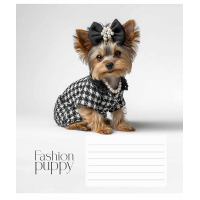 Notebook Schoolboy Star Fashion pets 18 sheets line (018-3687L)