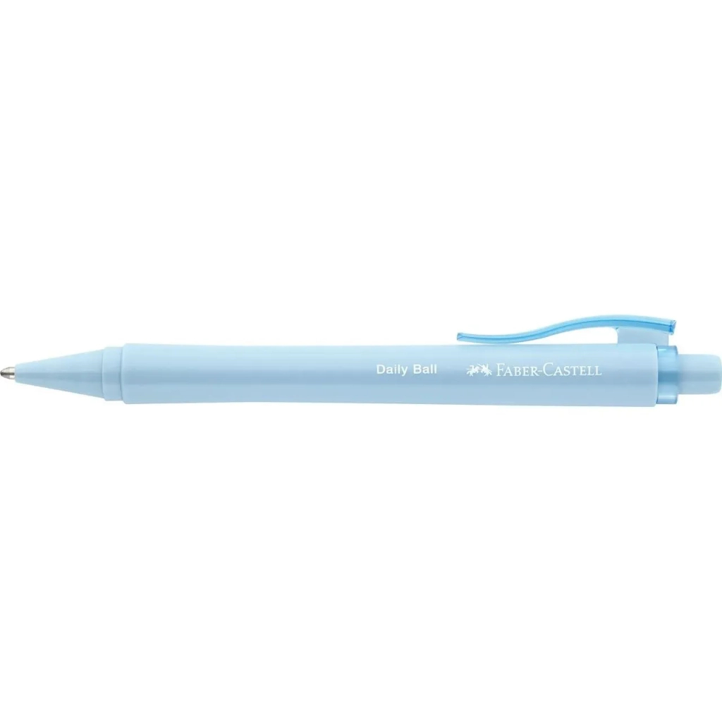 Ручка кулькова Faber-Castell Daily Ball XB Sky Blue, корпус нібесно-блакитний, стрижень синій (1,0 мм) (32533)