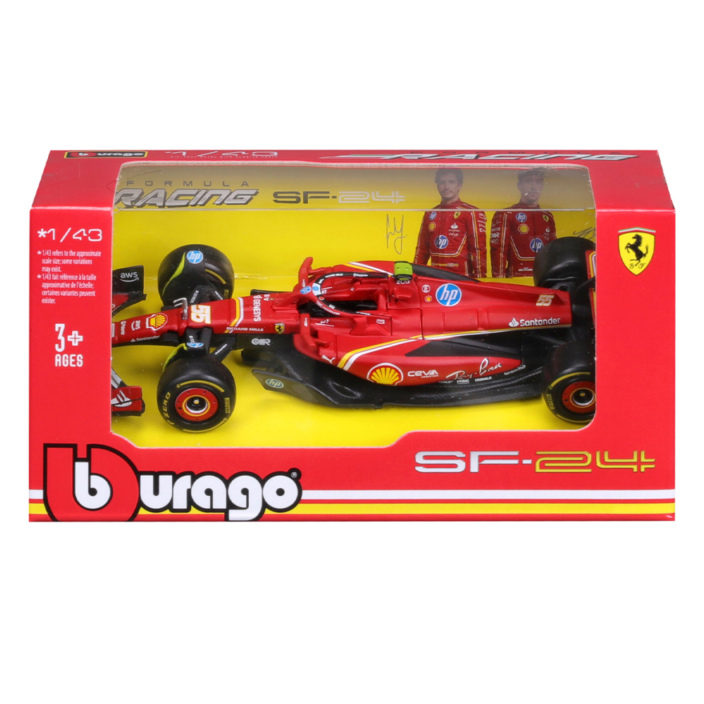 Масштабна модель автомобіля Bburago Автомодель - Ferrari Racing - SF-24, 1:43 (18-36844)