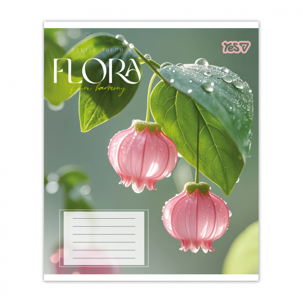 Зошит Yes Flora А5 36 аркушів лінія (768793)