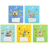 Kite Sponge Bob Notebook, 12 Sheets, Lined (SB26-234)