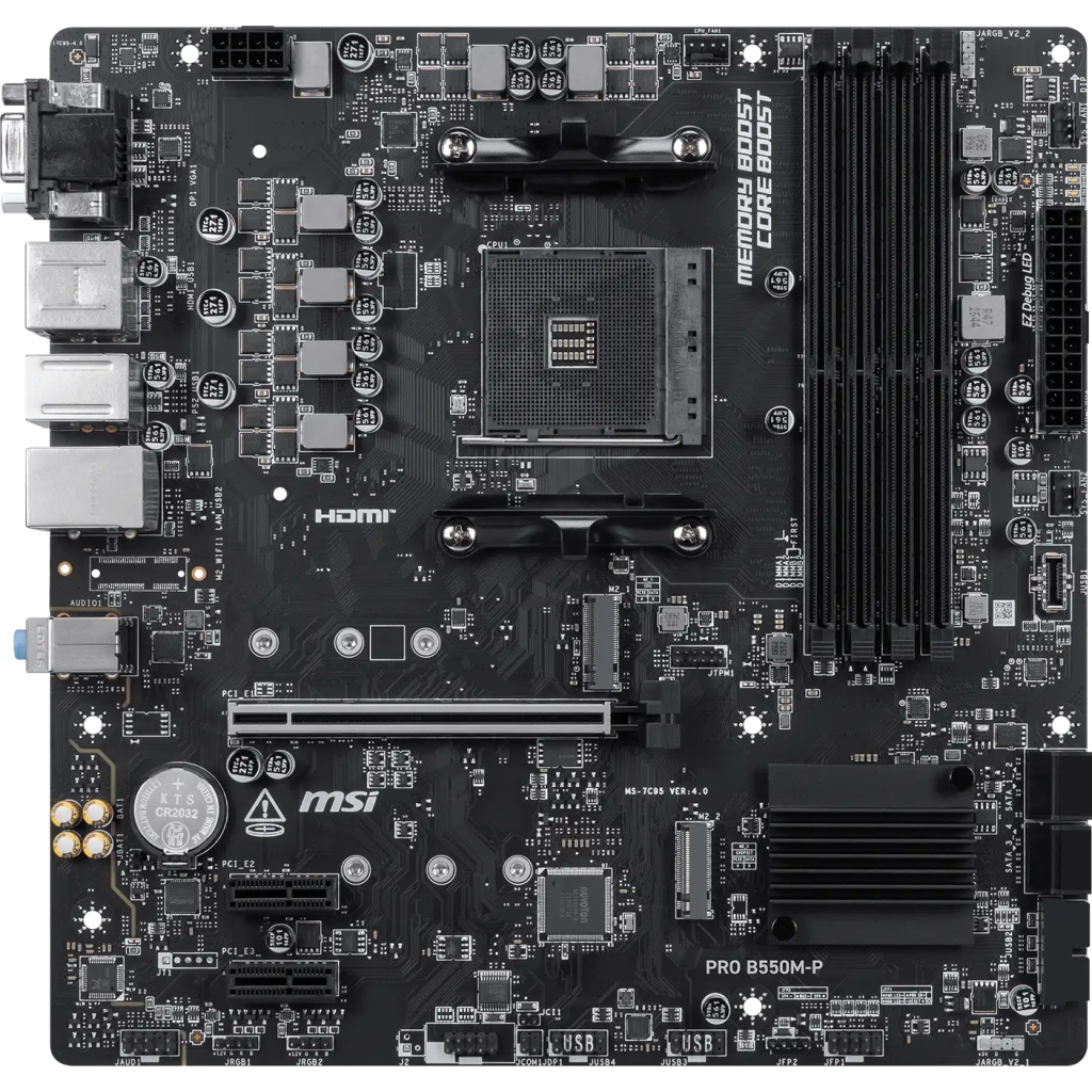 Материнська плата MSI PRO B550M-P