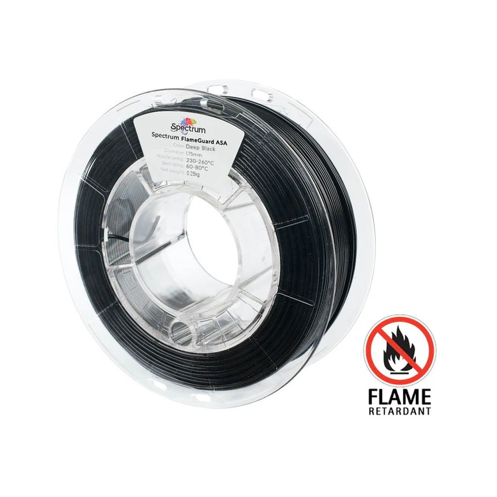 Пластик для 3D-принтера Spectrum ASA 275 FlameGuard 1.75mm 0.25kg Black, Deep (81441)