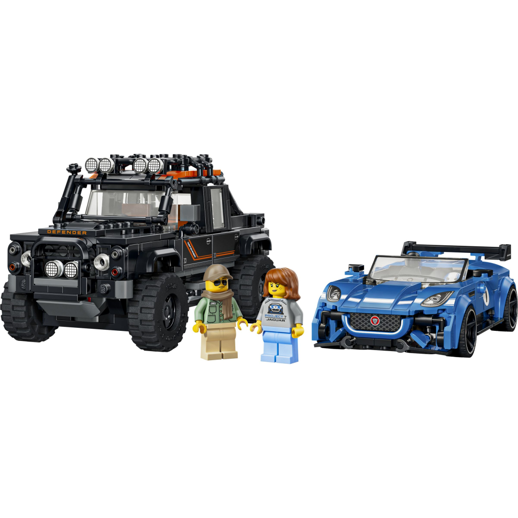 Конструктор LEGO Speed Champions Jaguar Project 7 та Land Rover Defender (77264) Конструктор LEGO Speed Champions Jaguar Project 7 та Land Rover Defender (77264)