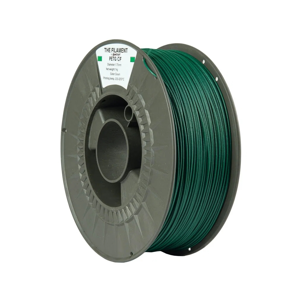 Пластик для 3D-принтера The Filament PETG CF 1.75mm 1kg GREEN (TF-24113)