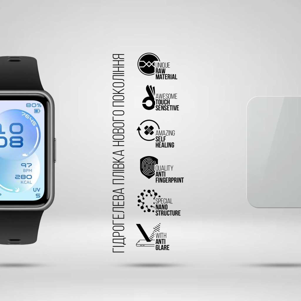 Плівка захисна Armorstandart Matte hydrogel Huawei Band 11 6 pcs (ARM93583)