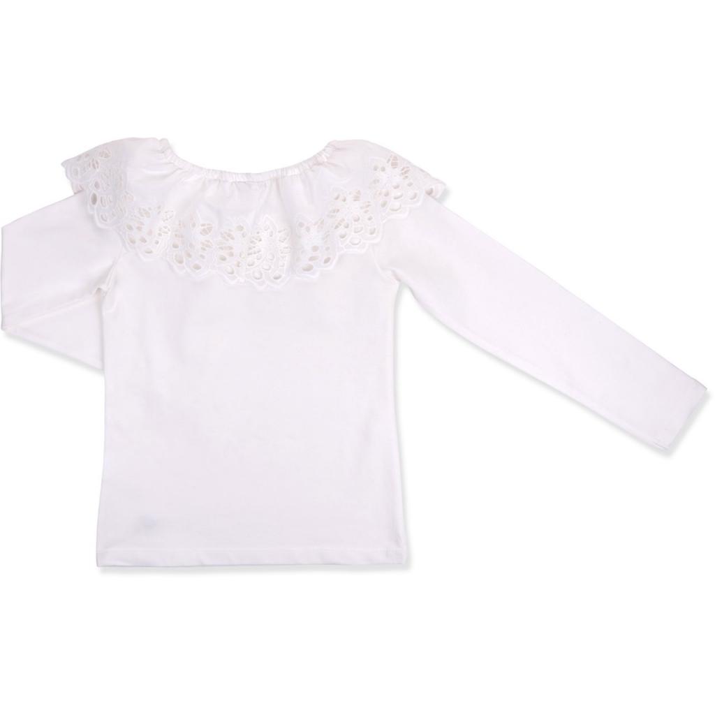 Кофта дитяча Breeze з мереживною оборкою (9999-128G-beige)