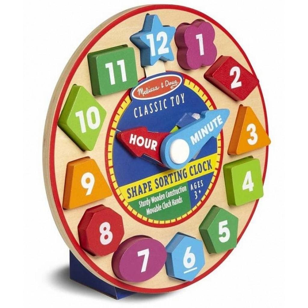 Розвиваюча іграшка Melissa&Doug Годинник-сортер (MD18593) Розвиваюча іграшка Melissa&Doug Годинник-сортер (MD18593)