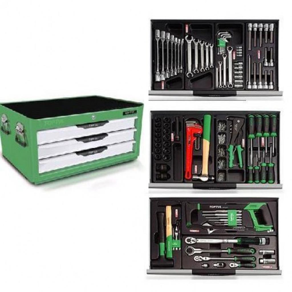 Набір інструментів Toptul для СТО у ящику (Pro-Line) 3 секціі 104од. (GCAZ0013) Набір інструментів Toptul для СТО у ящику (Pro-Line) 3 секціі 104од. (GCAZ0013)