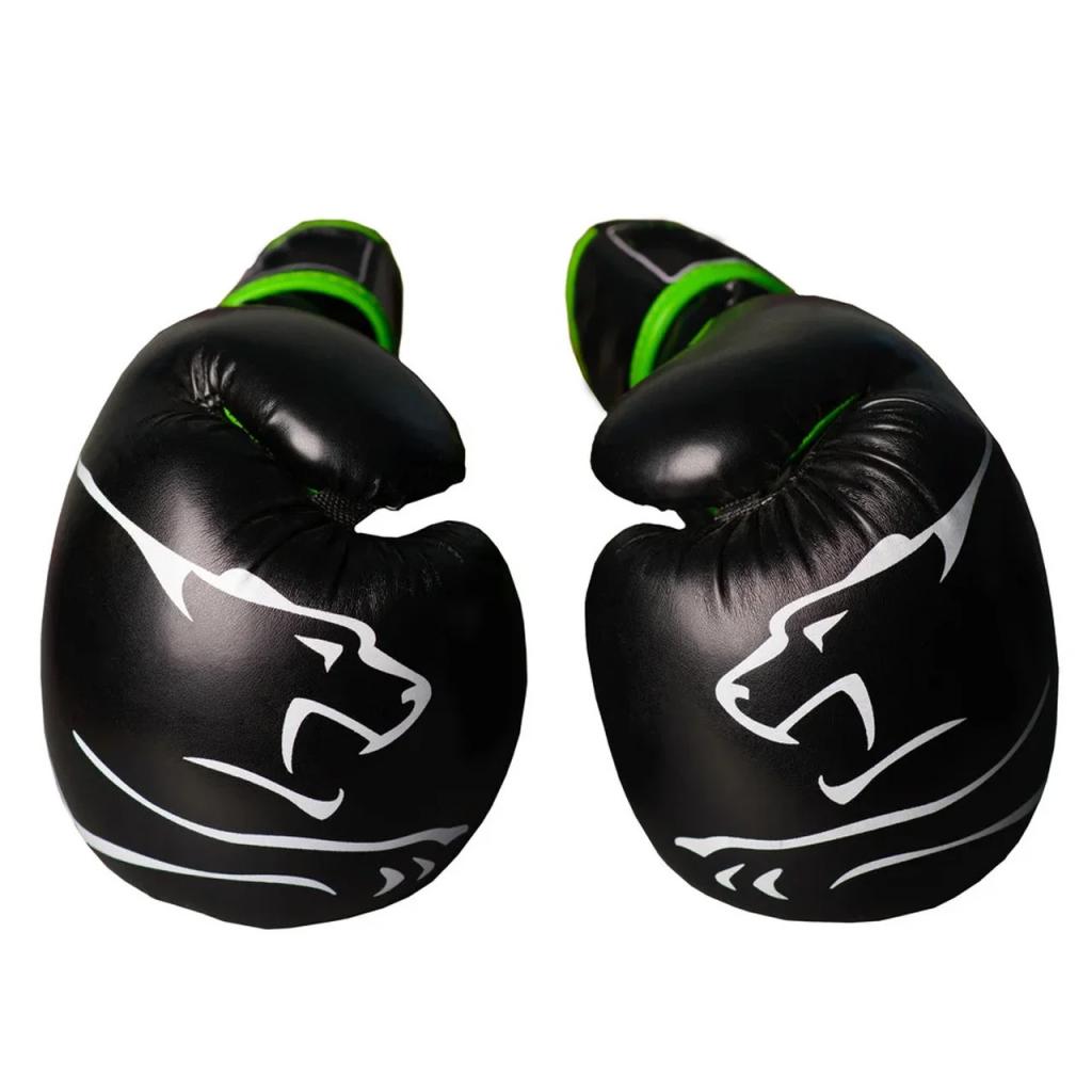 Боксерські рукавички PowerPlay 3018 14oz Black/Green (PP_3018_14oz_Black/Green)