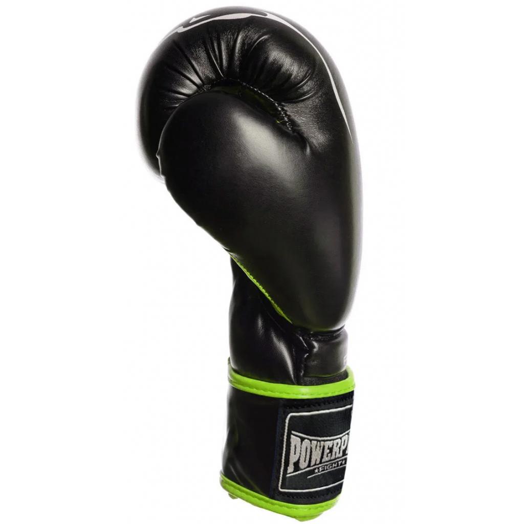Боксерські рукавички PowerPlay 3018 14oz Black/Green (PP_3018_14oz_Black/Green)