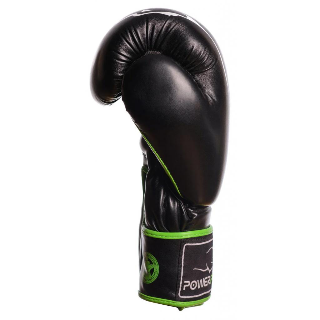 Боксерські рукавички PowerPlay 3018 10oz Black/Green (PP_3018_10oz_Black/Green)