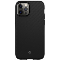 Чохол до мобільного телефона Spigen Apple iPhone 12 / 12 Pro Mag Armor, Black (ACS01865)